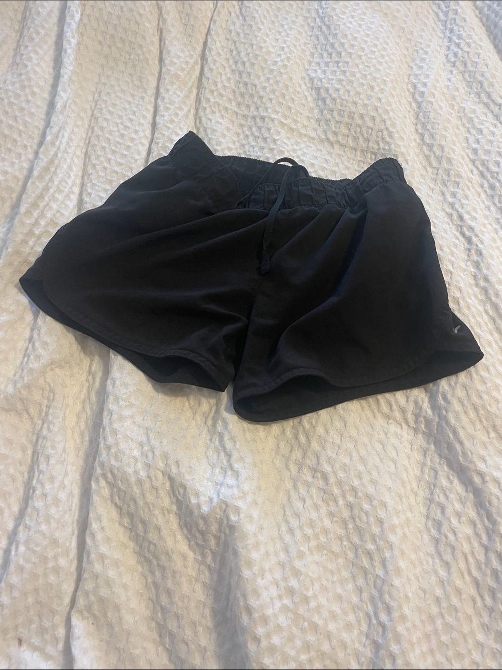 Old Navy Girls Black Athletic Drawstring Shorts